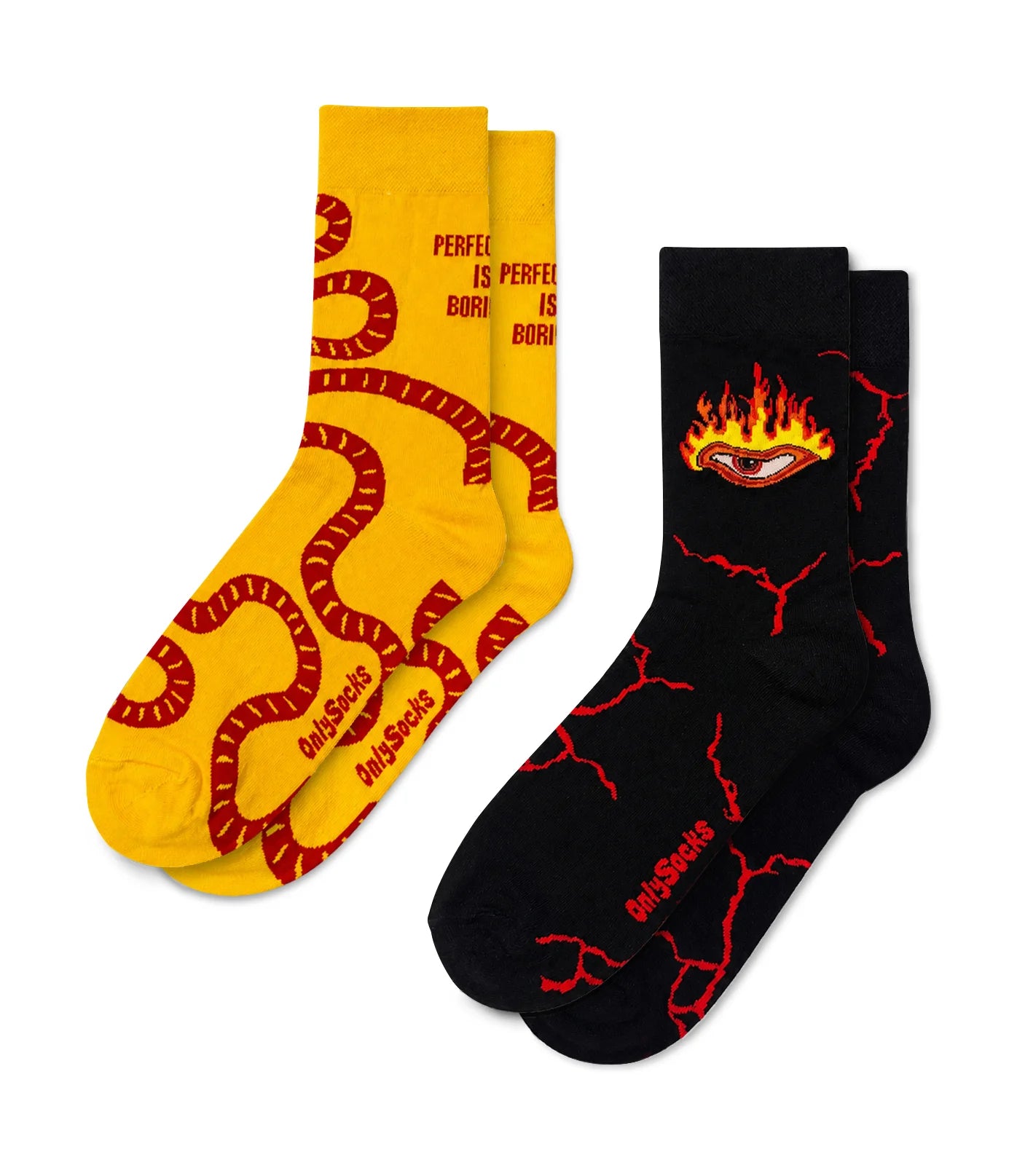 No Mercy - Pack of 2 Crew Socks